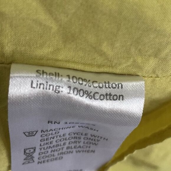 THAKOON Mini Shift Dress Women 4 Yellow Floral Ruffle Sleeveless Cotton V-Neck - Picture 13 of 14